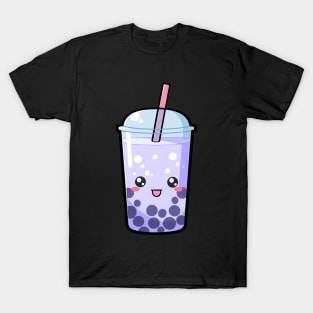 Kawaii Boba Tea Blue - Anime Shirt T-Shirt